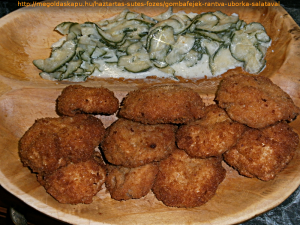 10- Most uborka salátával tálalom !